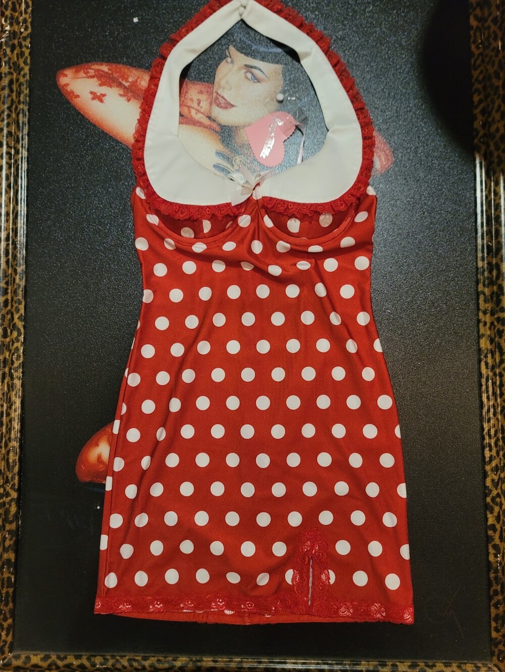 SUGAR THRILLZ Dolls Kill Polka Dot Mini Dress BNWT - Picture 5 of 5